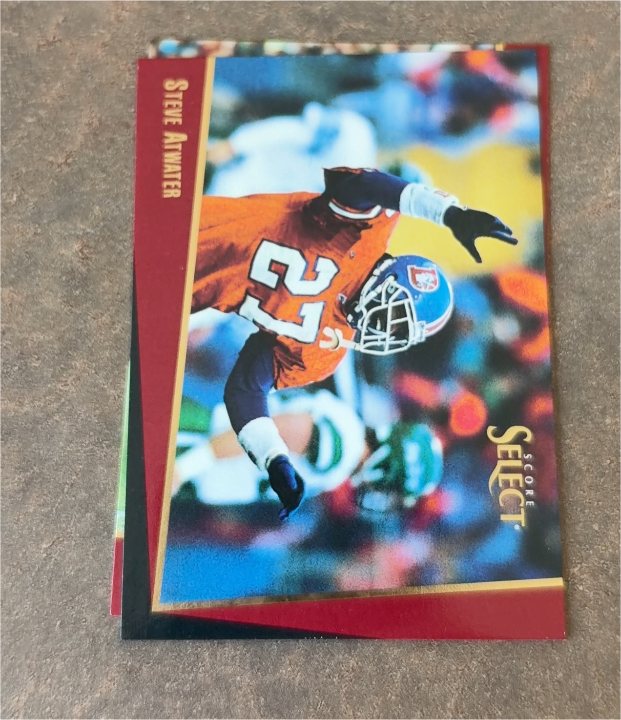1990 Score Select Steve Atwater — front