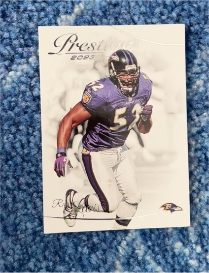2005 Donruss Playoff Prestige Ray Lewis — front