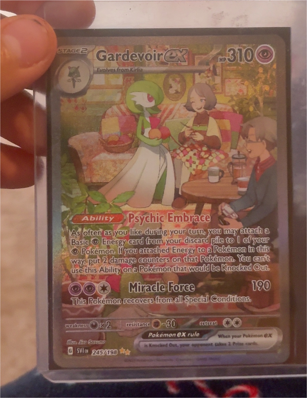 2023 Pokémon Scarlet & Violet #245 Gardevoir ex — front