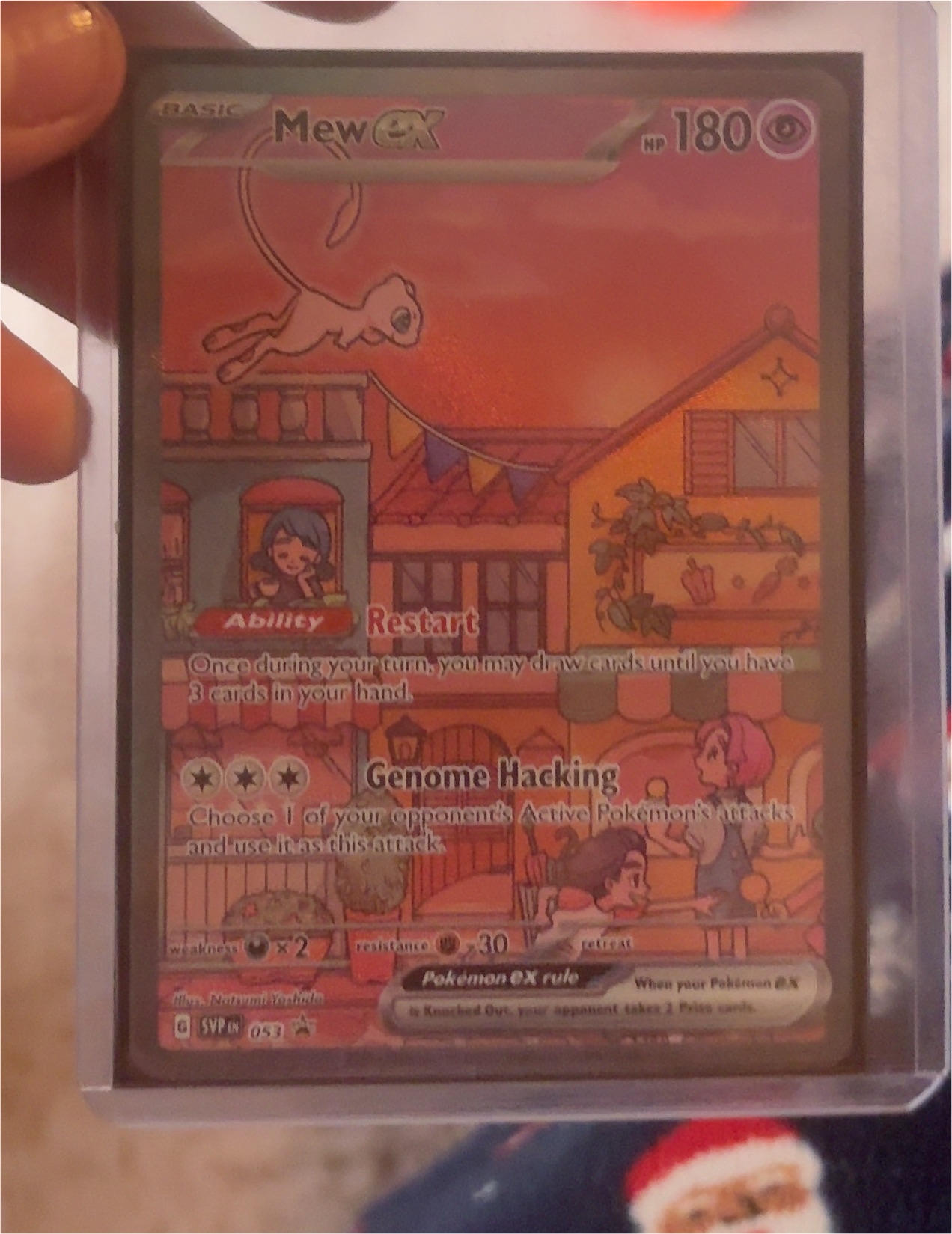 2023 Pokémon Scarlet & Violet Black Star Promos #053 Mew ex — front