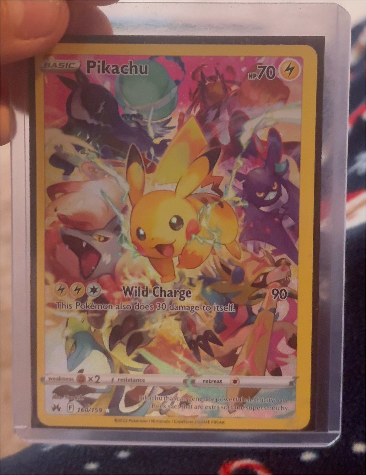 2023 Pokémon Crown Zenith #160 Pikachu — front