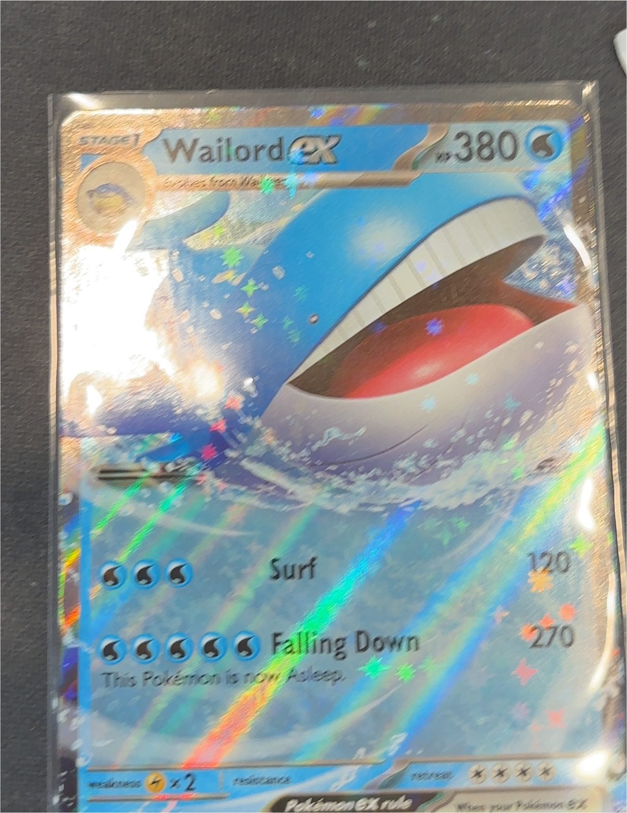 2025 Pokémon Wailord ex — front