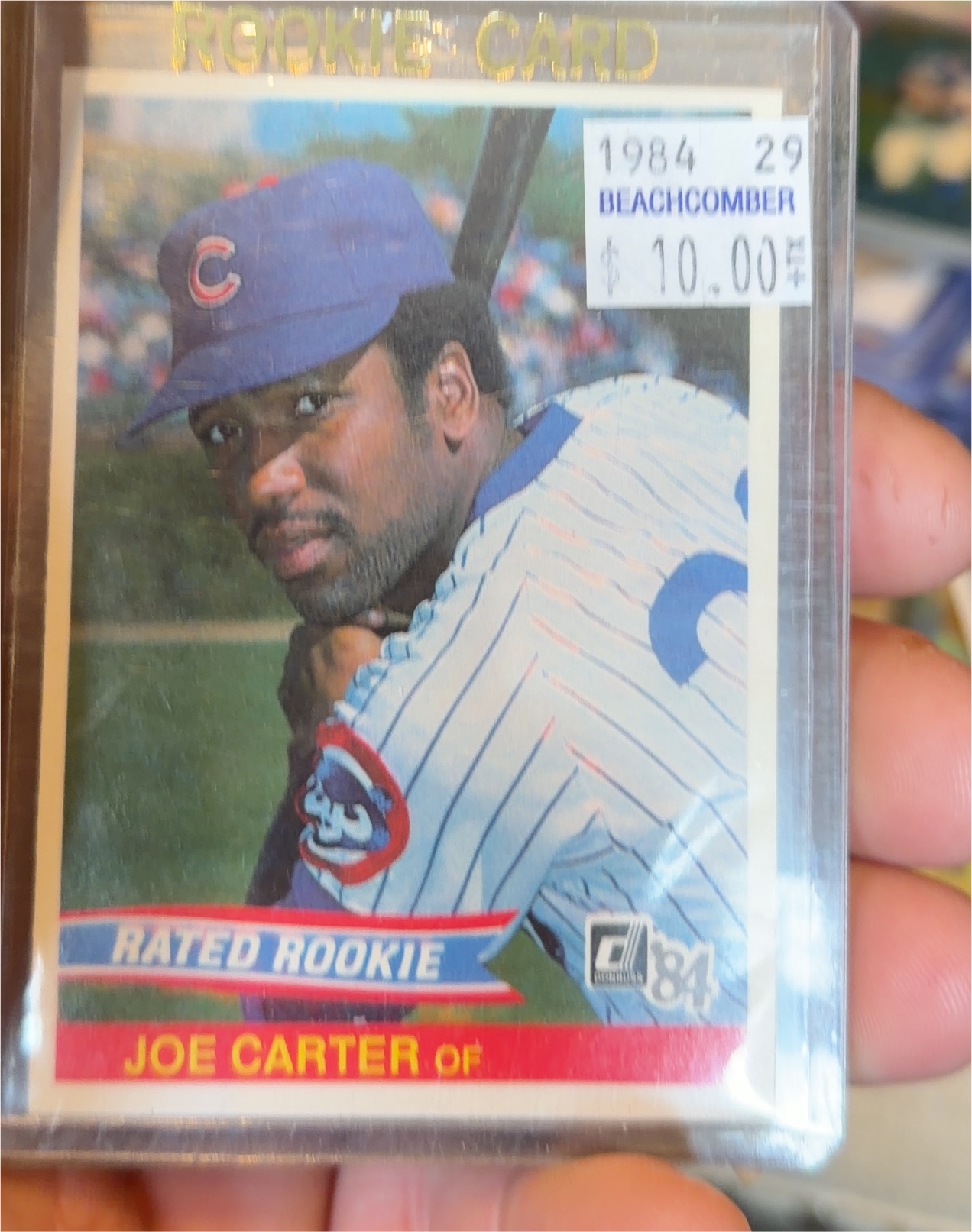 1984 Donruss #29 Joe Carter — front