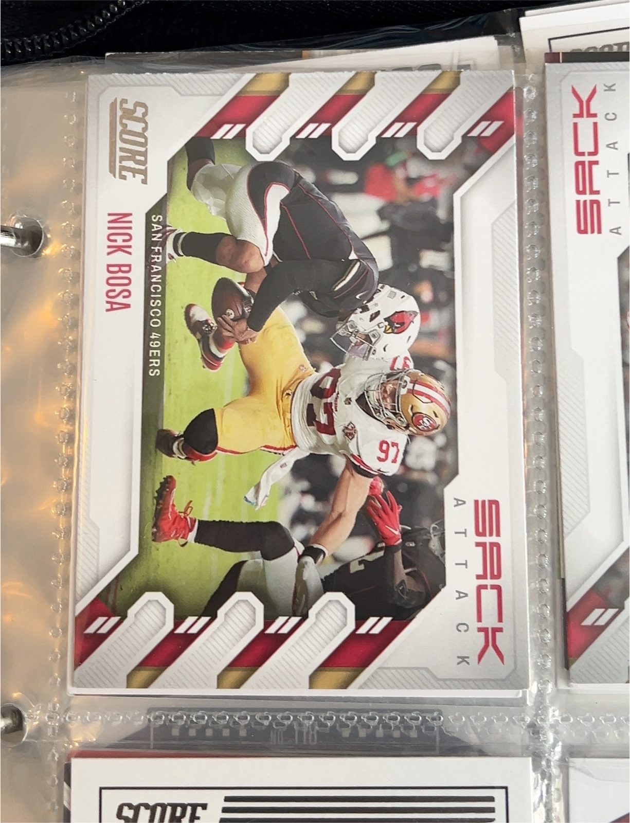 2021 Panini Score #183 Nick Bosa — front
