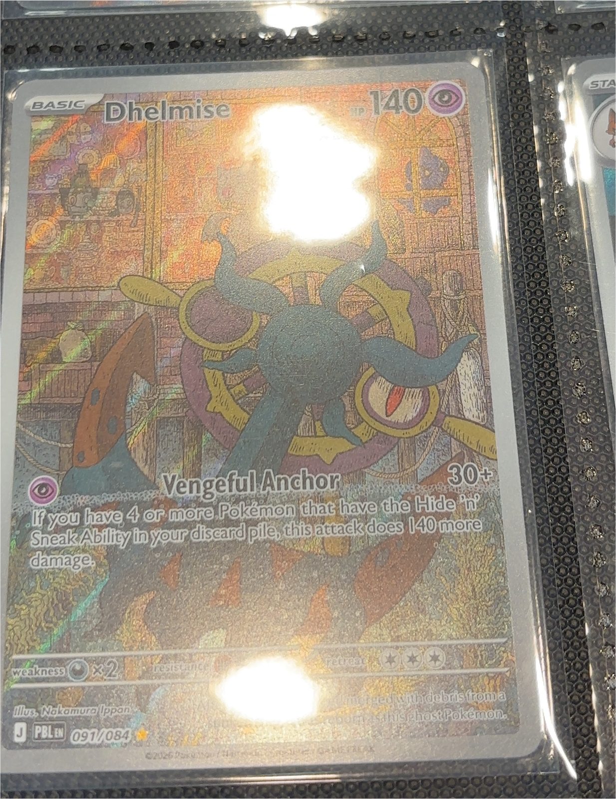 2025 Pokémon Phantasmal Flames #091 Dhelmise — front