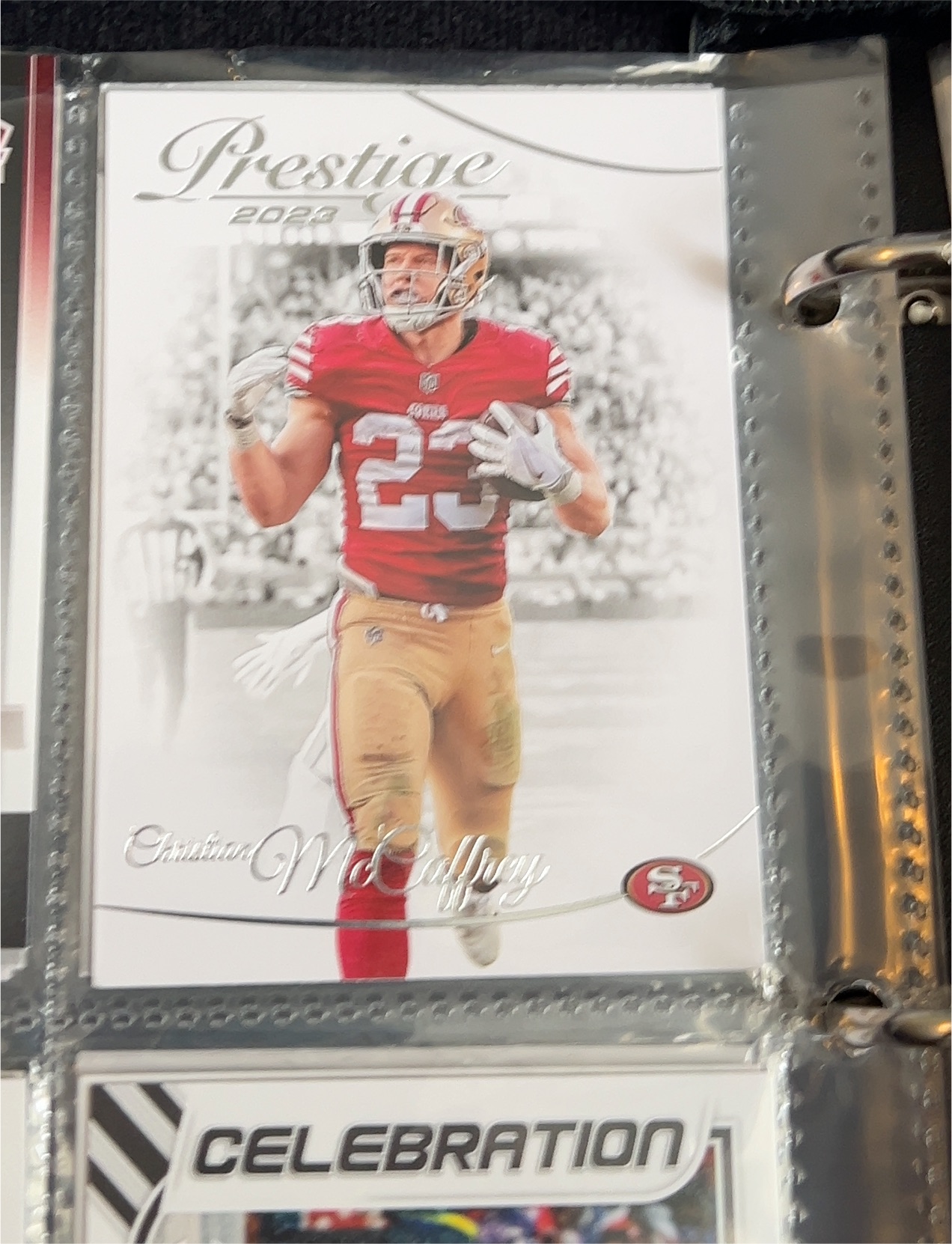 2023 Panini Prestige #205 Christian McCaffrey — front
