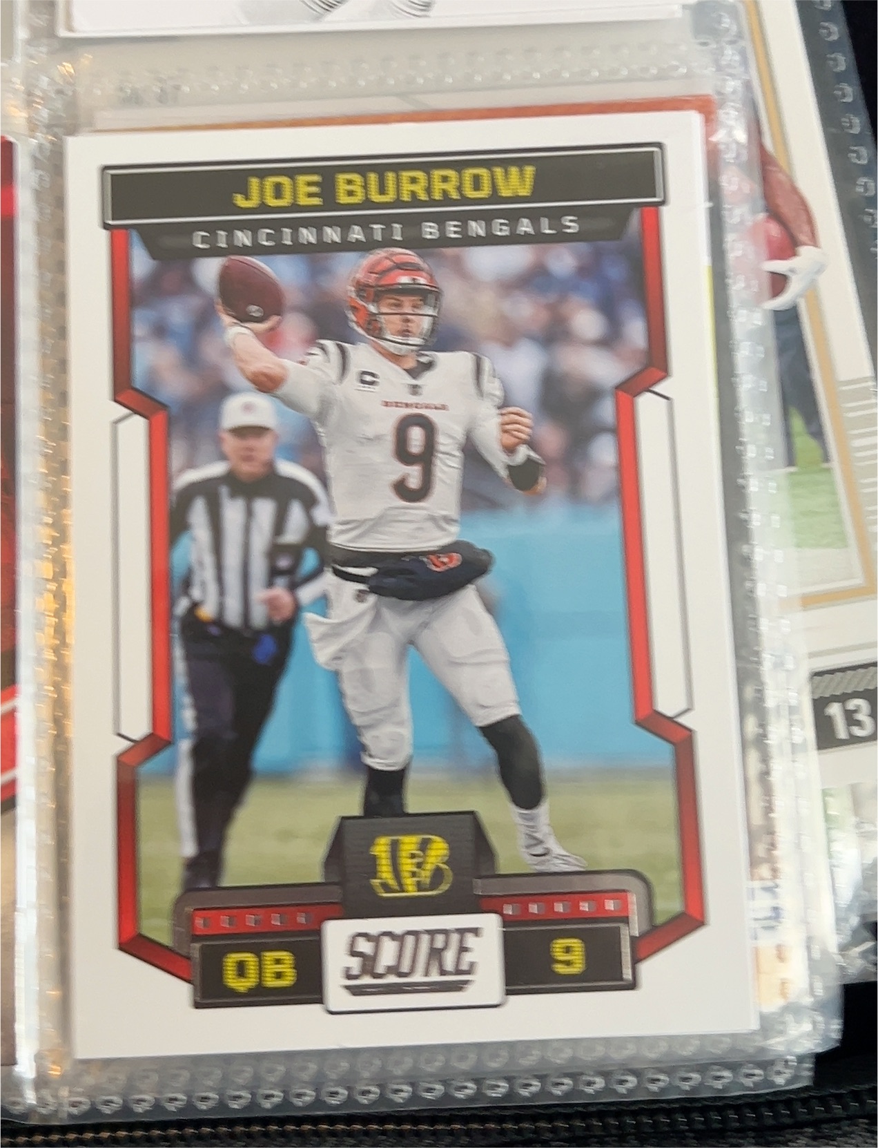 2023 Panini Score #19 Joe Burrow — front