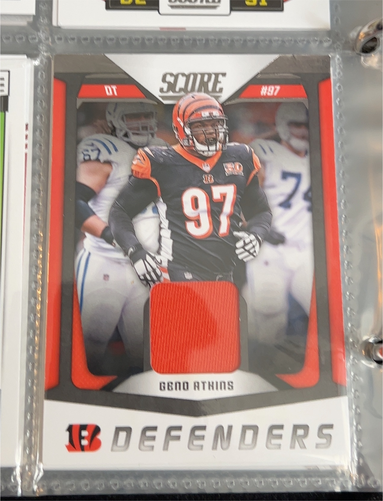 2014 Panini Score Defenders #10 Geno Atkins — front