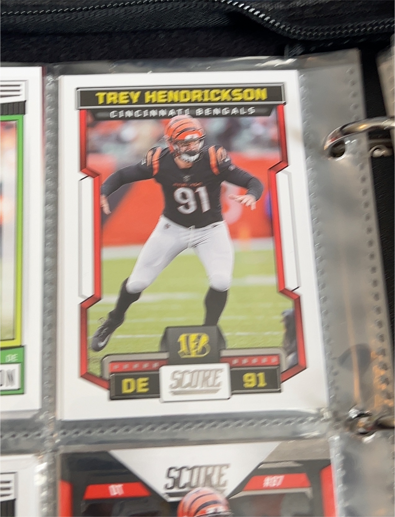2023 Panini Score Trey Hendrickson — front