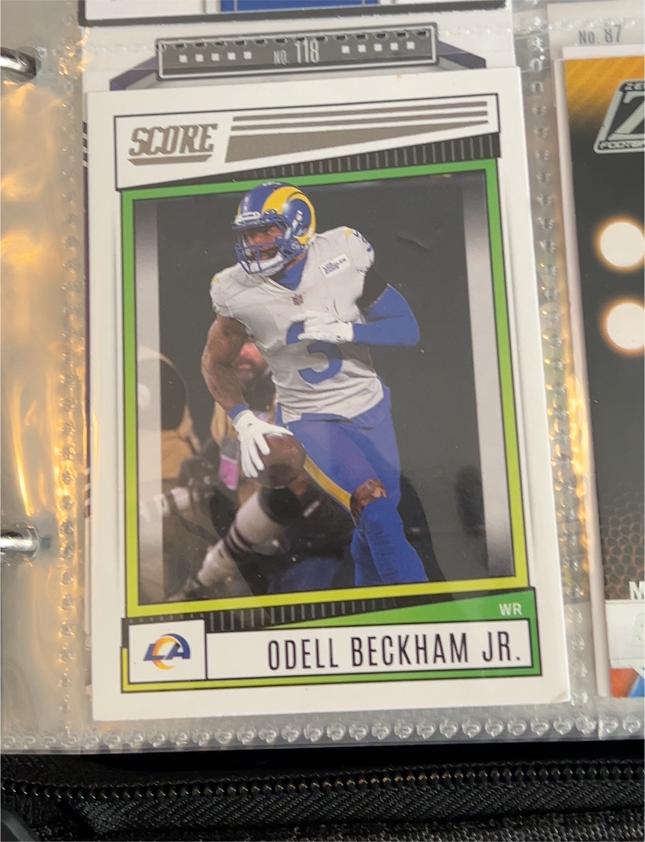 2022 Panini Score #118 Odell Beckham Jr. — front