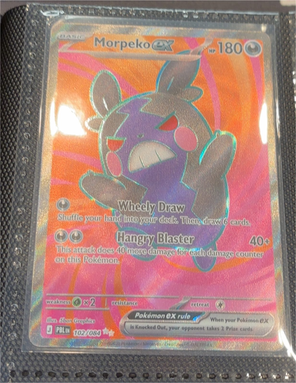 2023 Pokémon #102 Morpeko ex — front