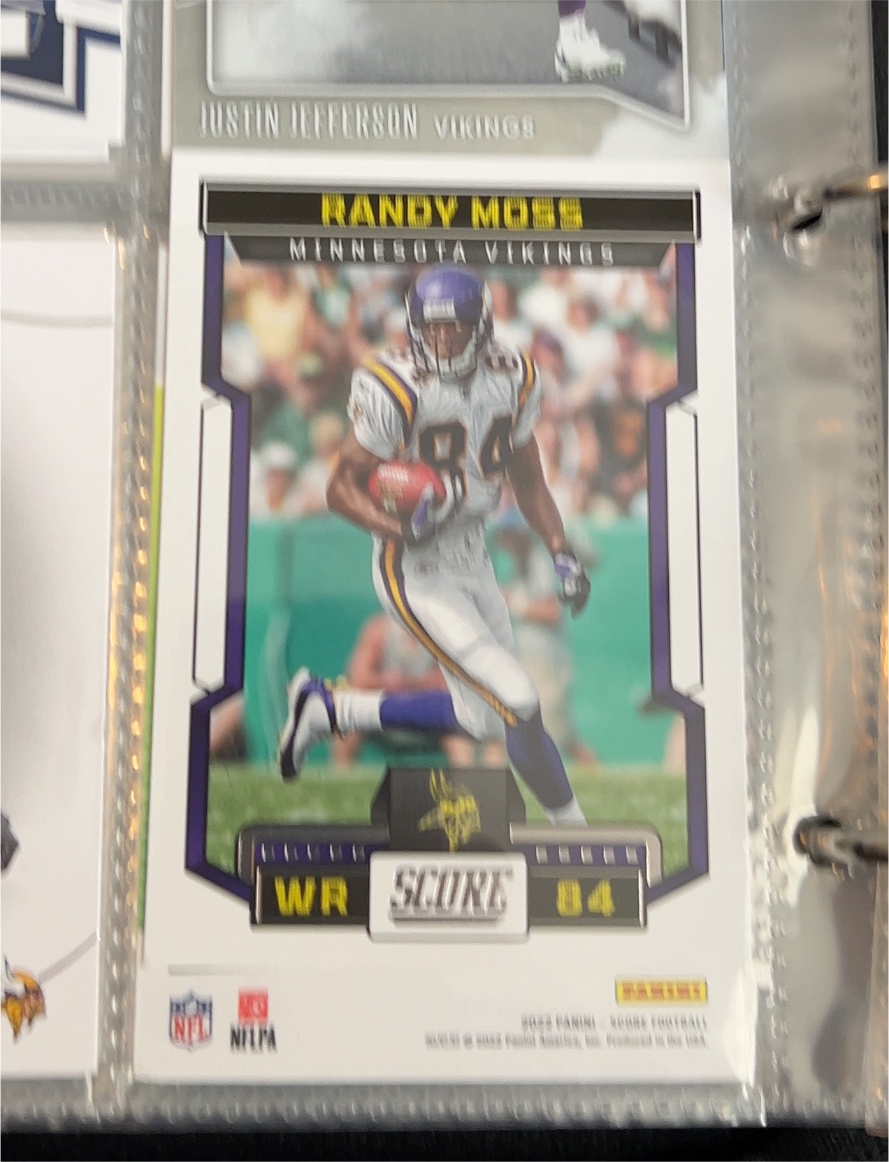 2022 Panini Score Randy Moss — front