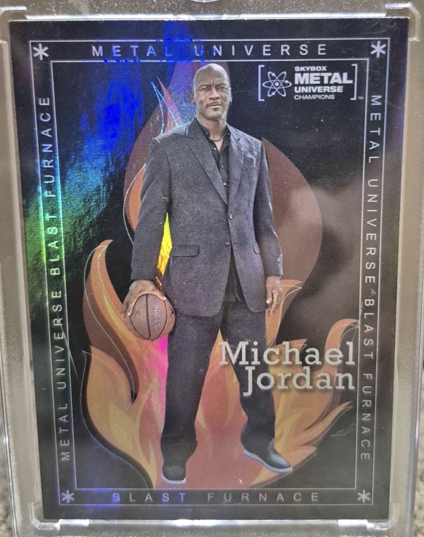1997 SkyBox Metal Universe Championship #1 Michael Jordan — front