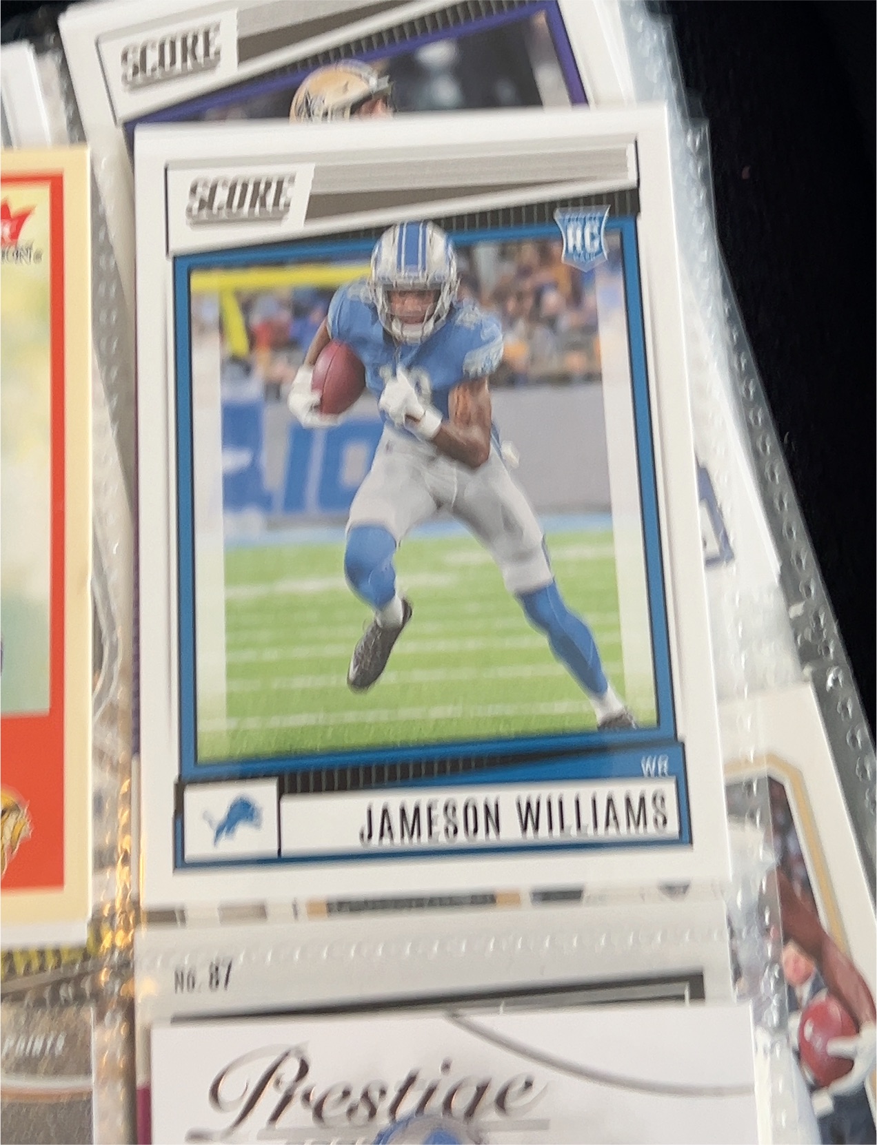 2022 Panini Score #337 Jameson Williams — front