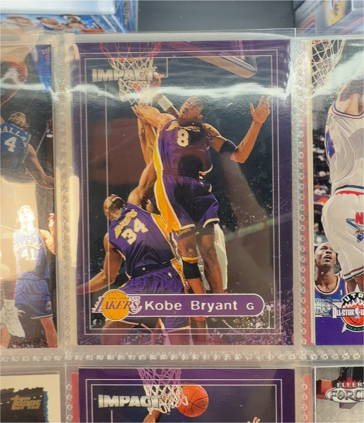1997-98 Fleer Impact #24 Kobe Bryant — front
