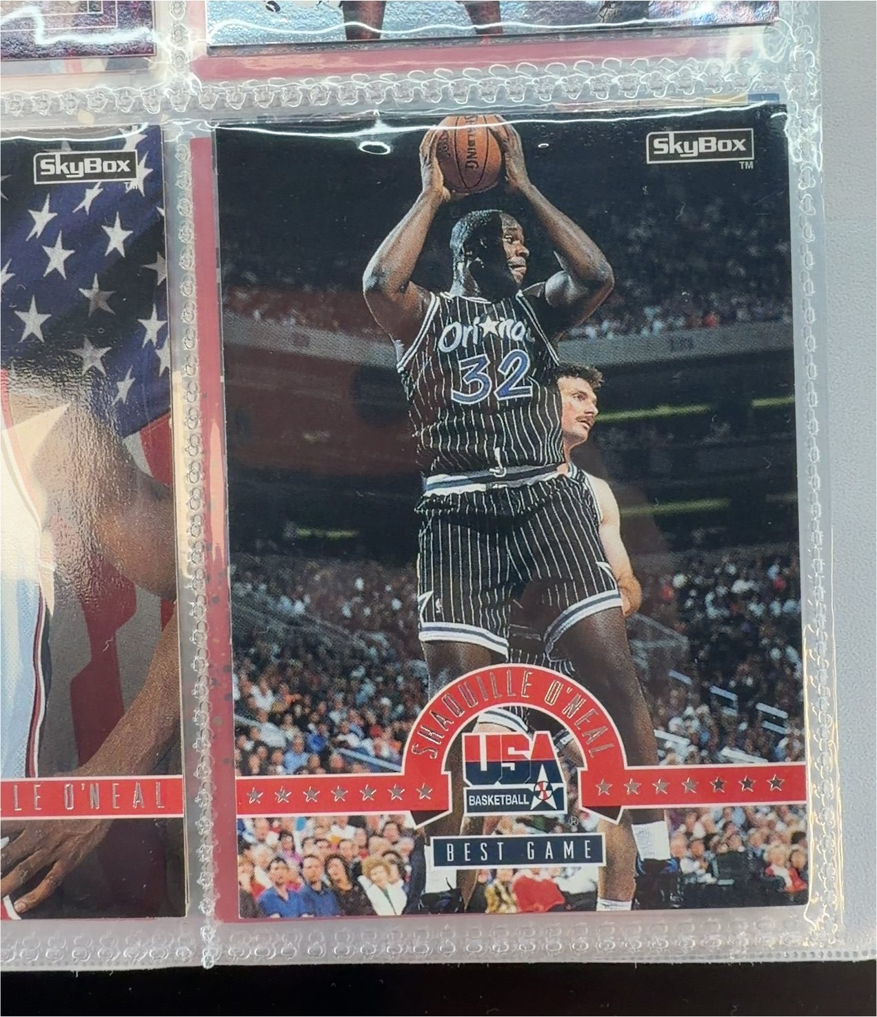1992 SkyBox USA Basketball Shaquille O'Neal — front