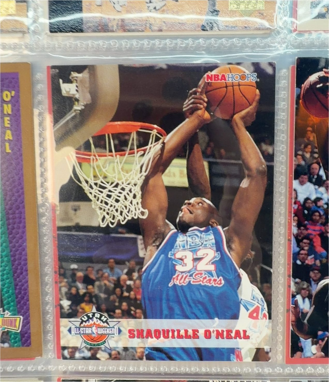 1993 NBA Hoops Nothin' But Net Shaquille O'Neal — front