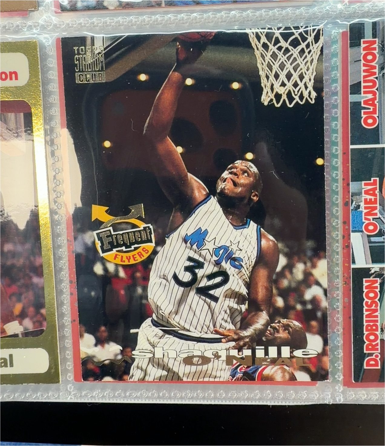 1993 Topps Stadium Club #FF4 Shaquille O'Neal — front