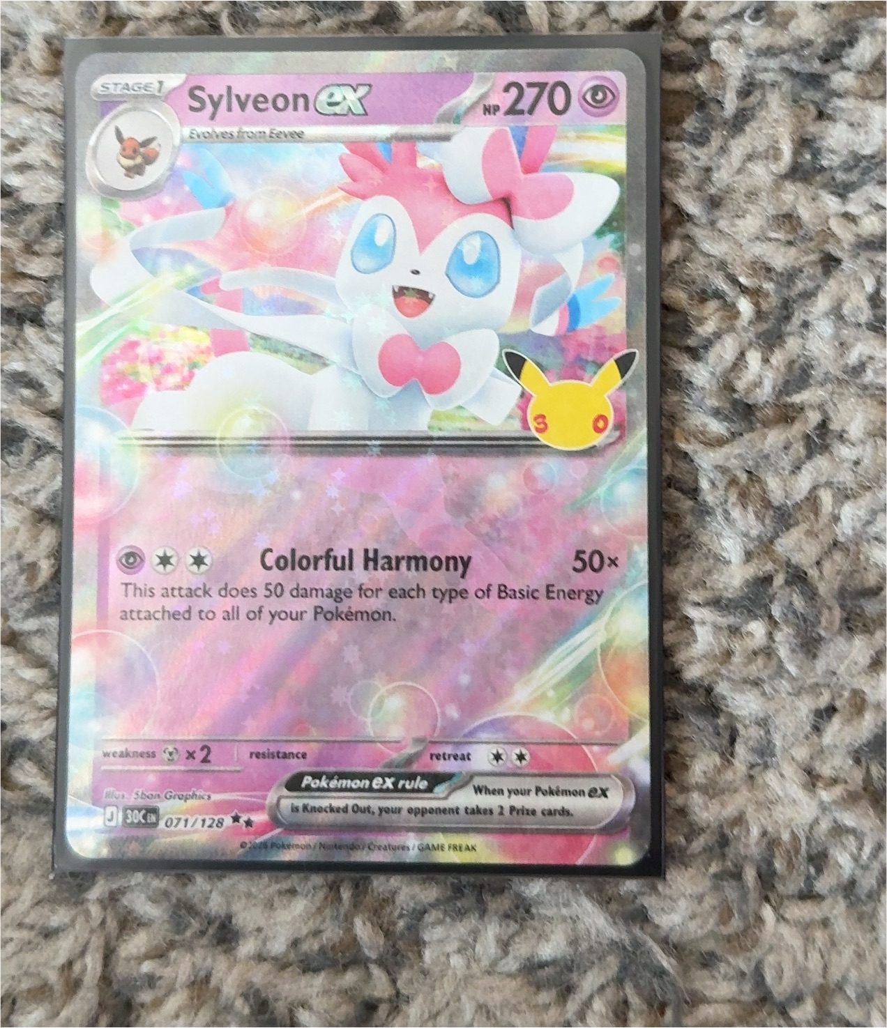 2026 Pokémon #071 Sylveon ex — front