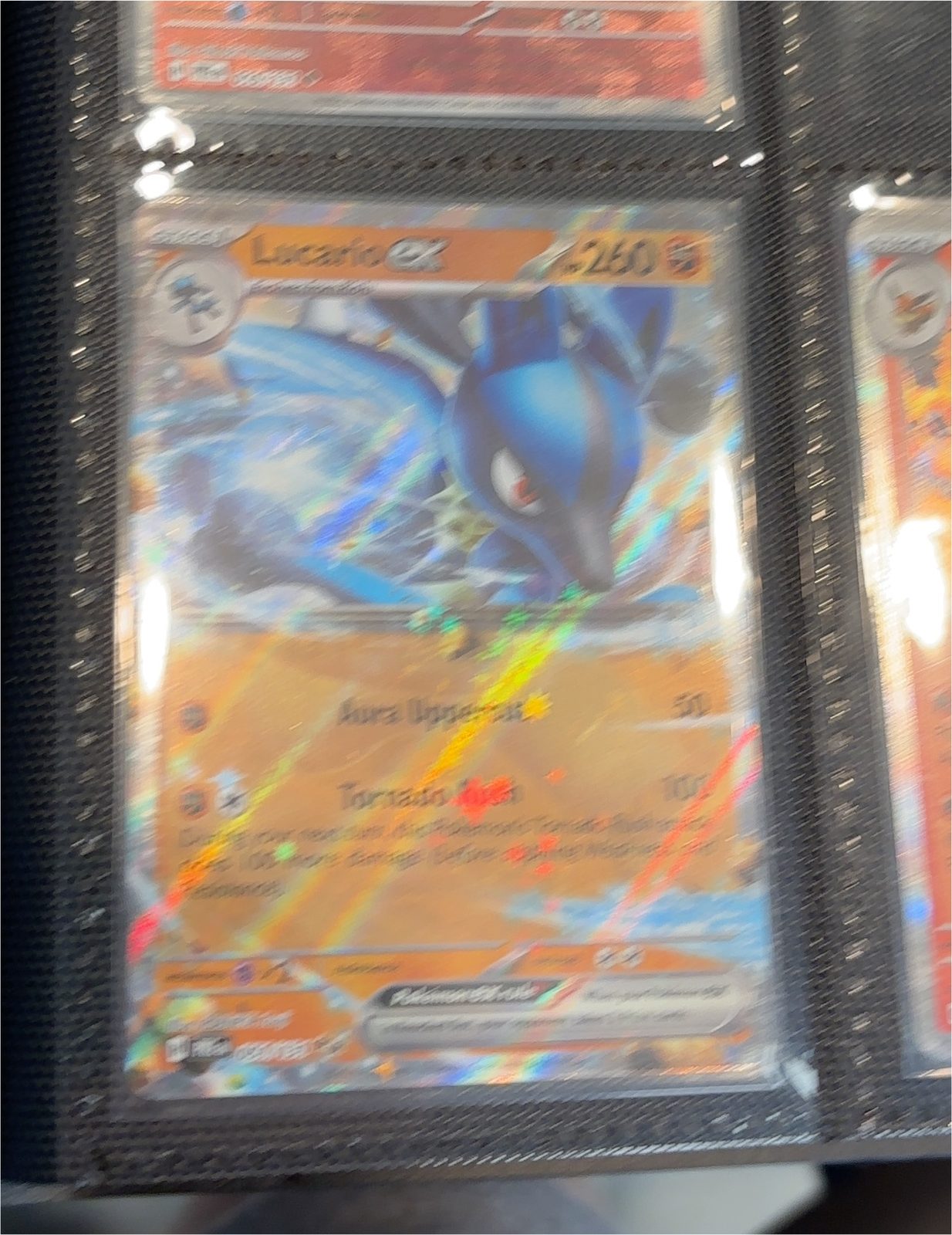 2025 Pokémon Mega Evolution #079 Mega Lucario ex — front
