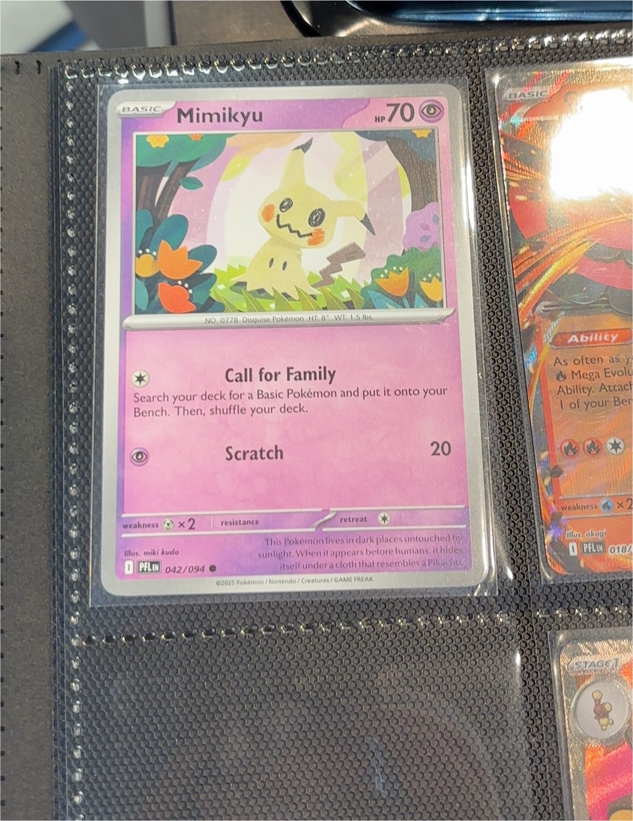 2025 Pokémon #042 Mimikyu — front