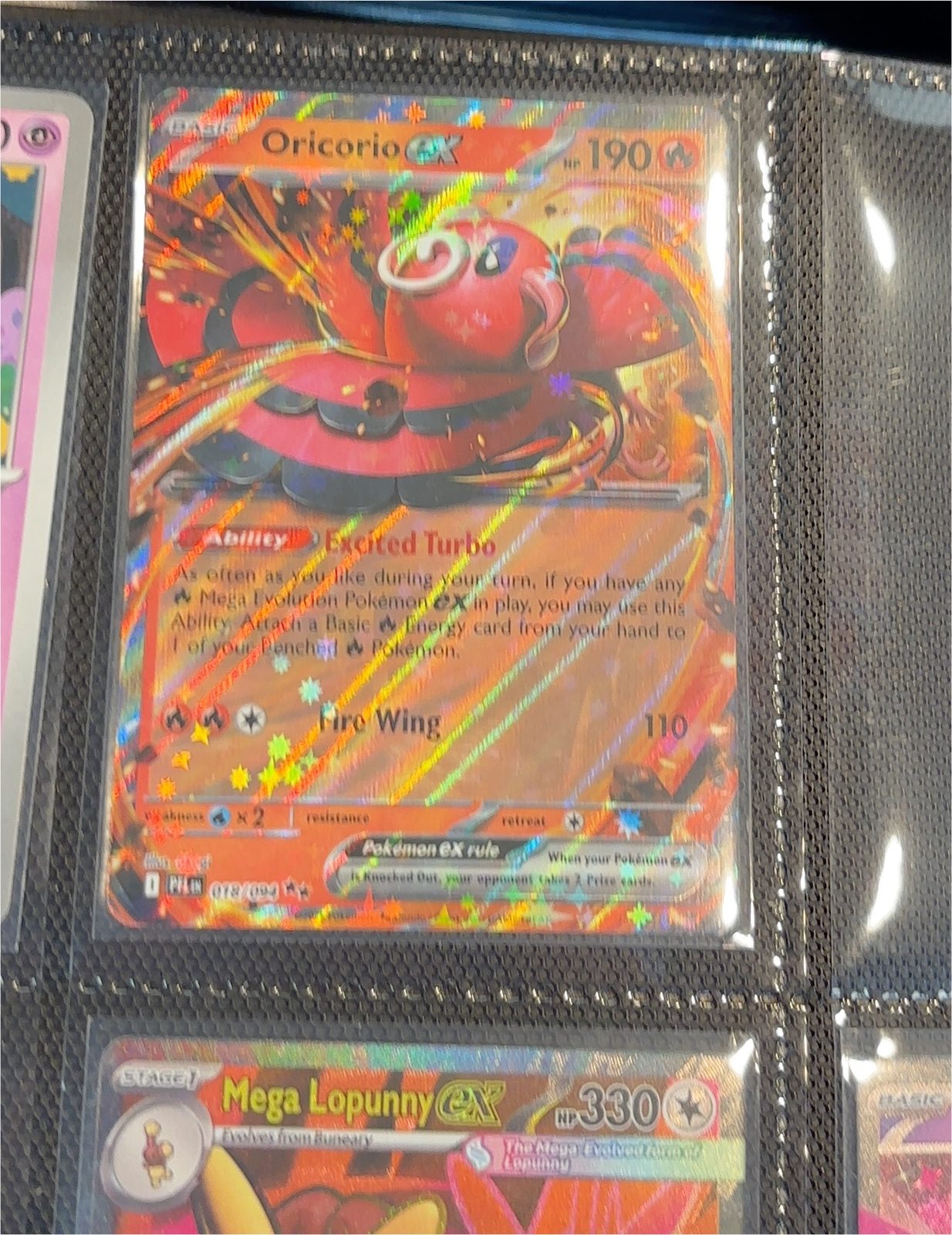 2026 Pokémon Oricorio ex — front