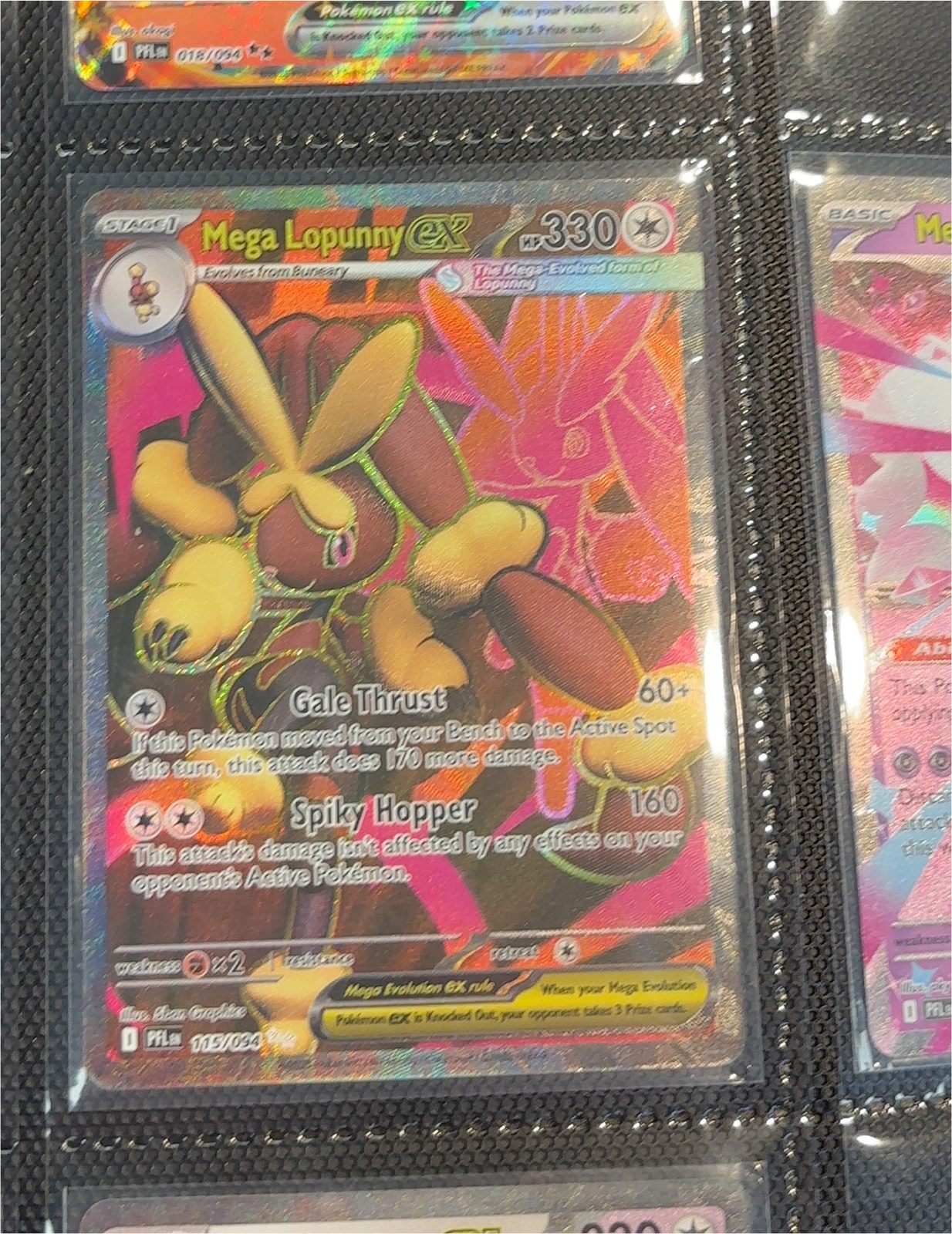 2025 Pokémon #015 Mega Lopunny ex — front