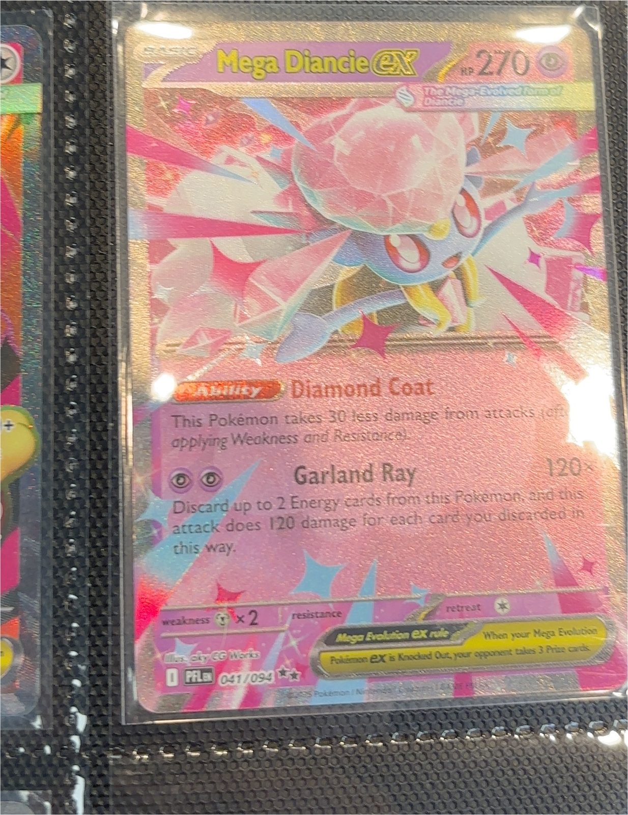 2025 Pokémon #041 Mega Diancie ex — front