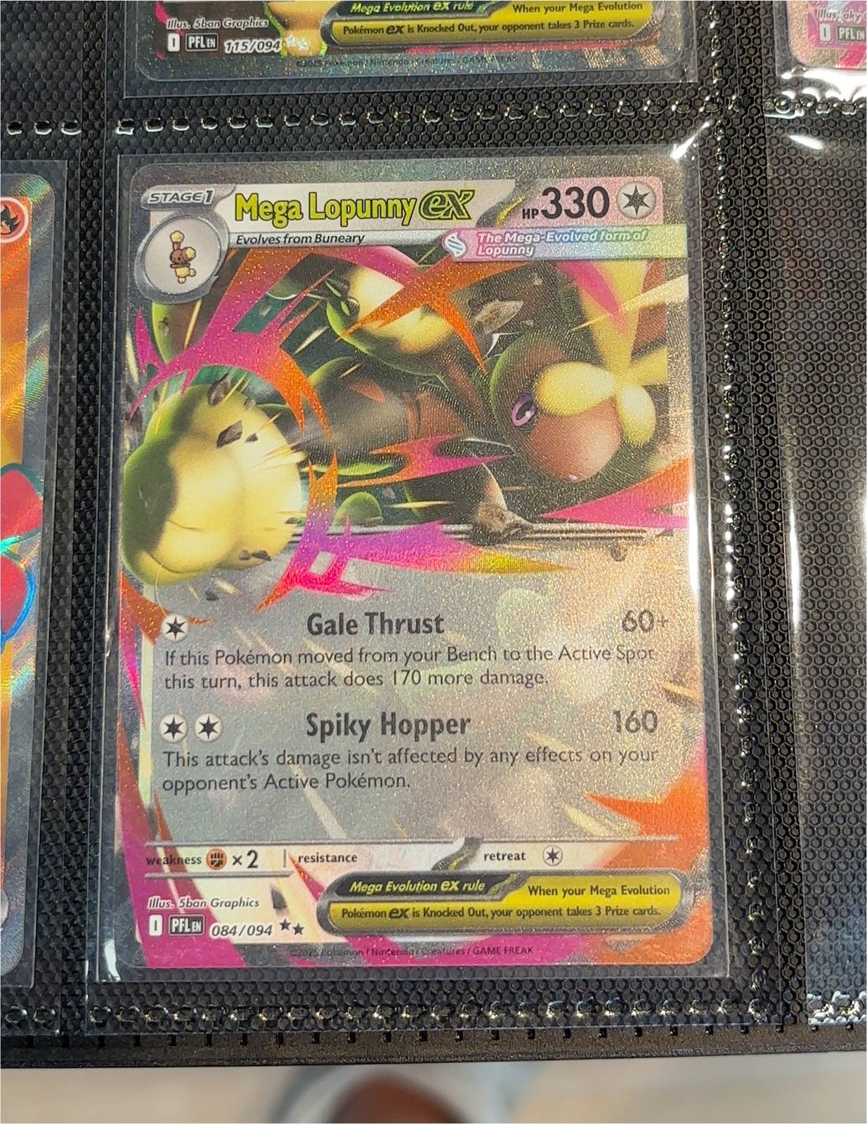 2025 Pokémon #084 Mega Lopunny ex — front