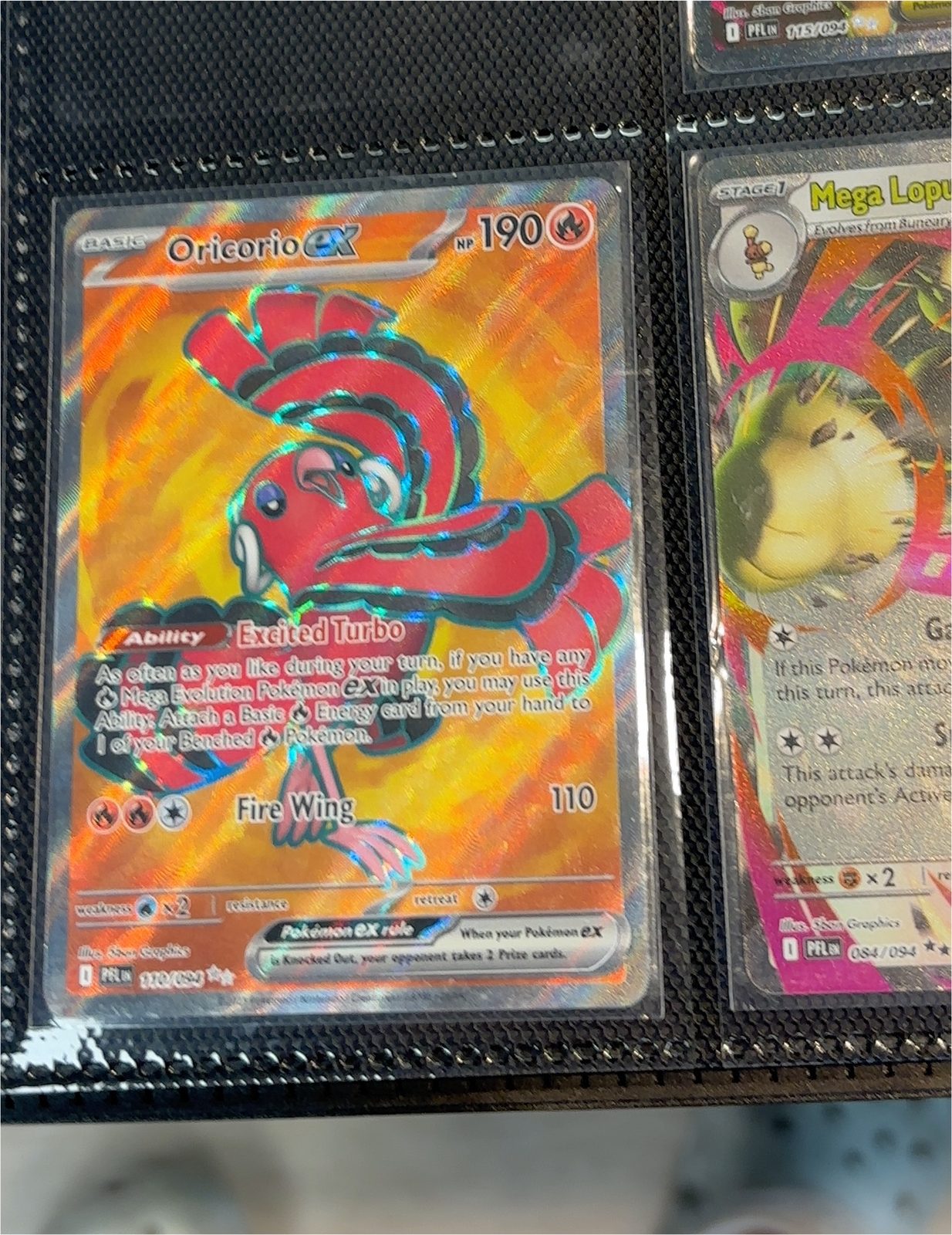 2025 Pokémon Scarlet & Violet—Prismatic Evolutions #190 Oricorio ex — front