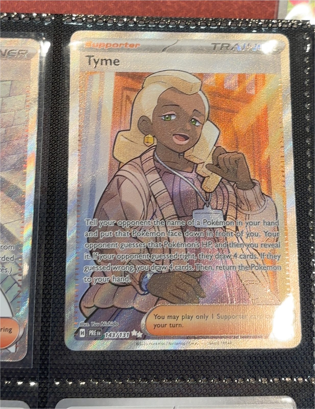 2025 Pokémon Prismatic Evolutions #143 Tyme — front