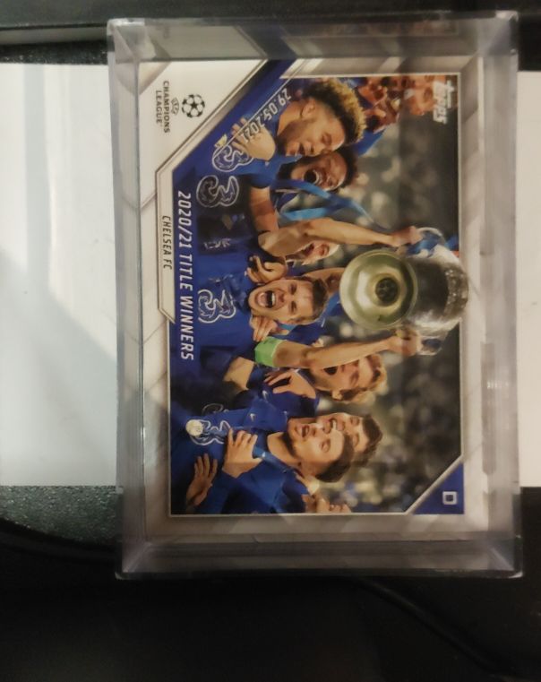 2021-22 Donruss UEFA Champions League #H-1 2020/21 Title Winners Chelsea FC — front