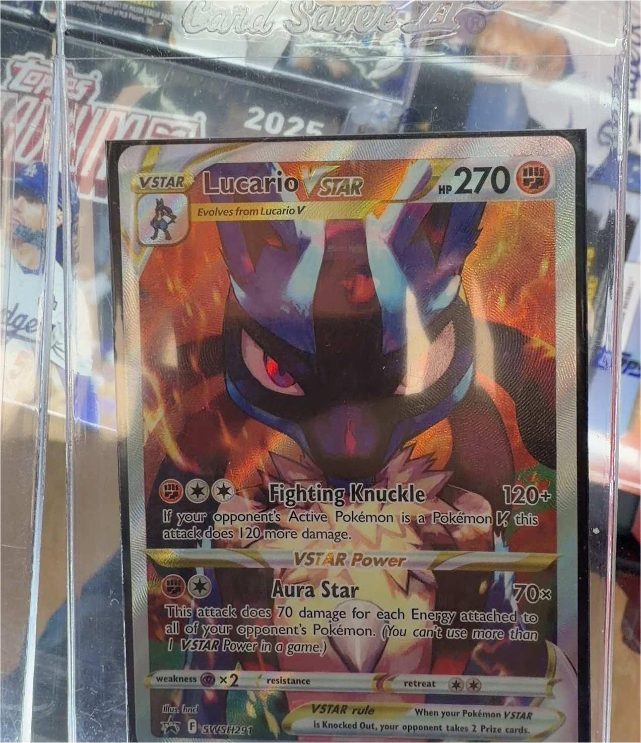 2022 Pokémon SWSH291 Lucario VSTAR — front