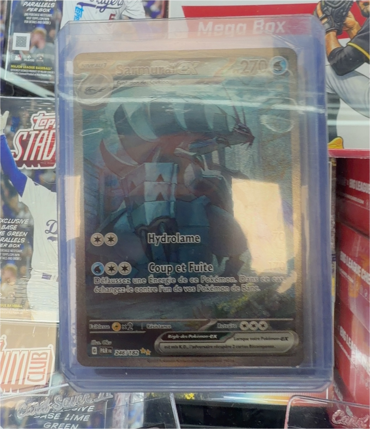 2024 Pokémon Écarlate et Violet—Mascarade Crépusculaire #102 Samurott ex — front