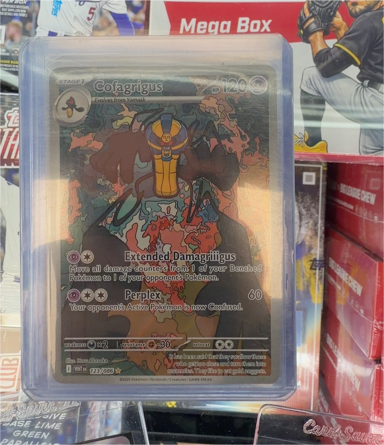 2025 Pokémon White Flare #123 Cofagrigus — front