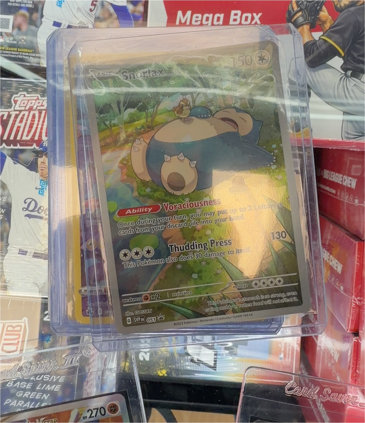 2023 Pokémon #SVP 051 Snorlax — front