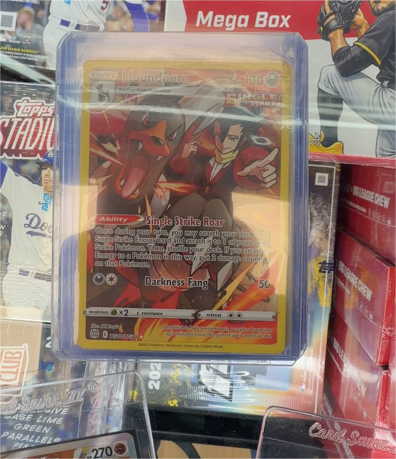 2022 Pokémon Brilliant Stars Trainer Gallery #TG10 Houndoom — front