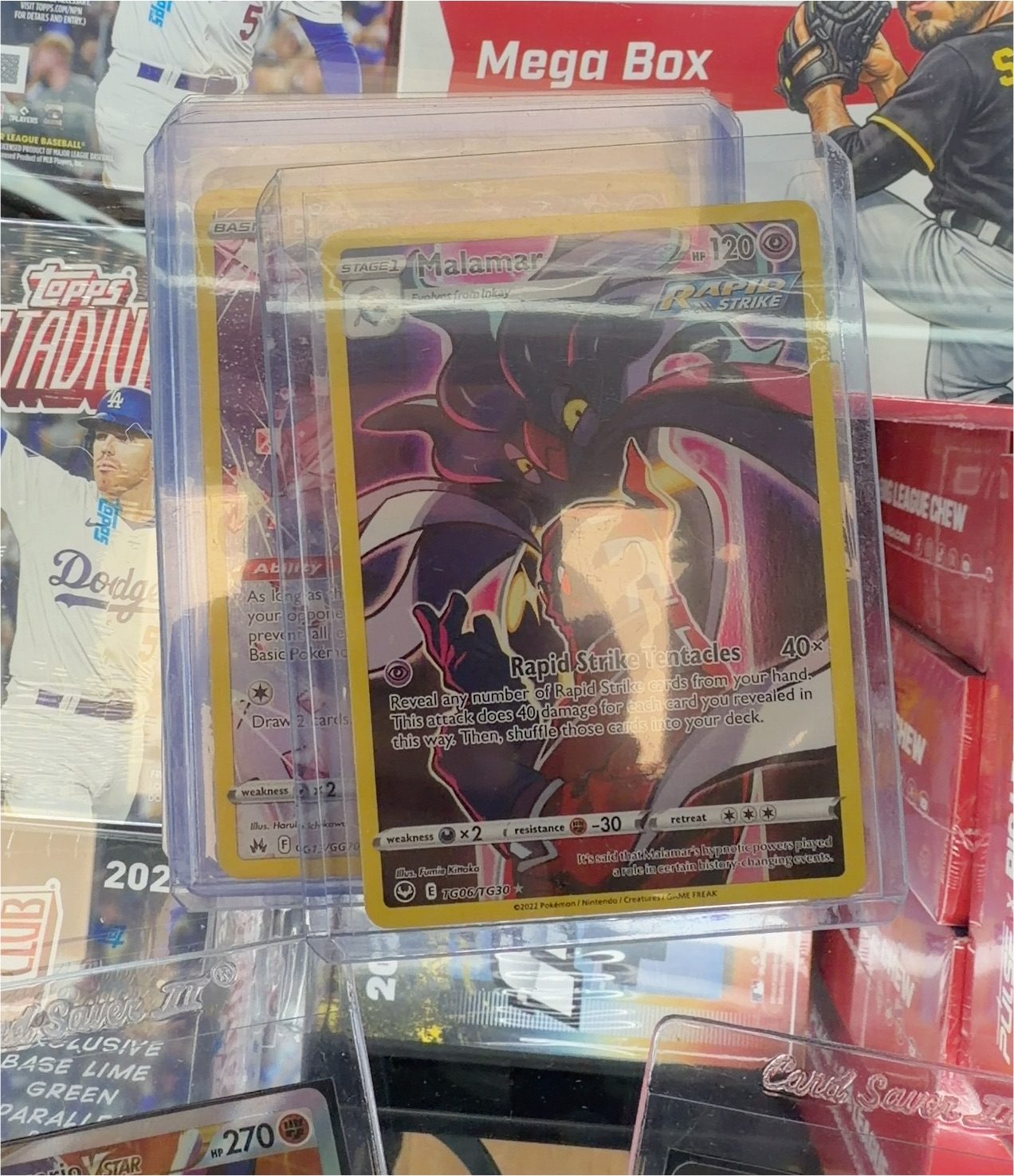 2022 Pokémon Astral Radiance Trainer Gallery TG06 Malamar — front