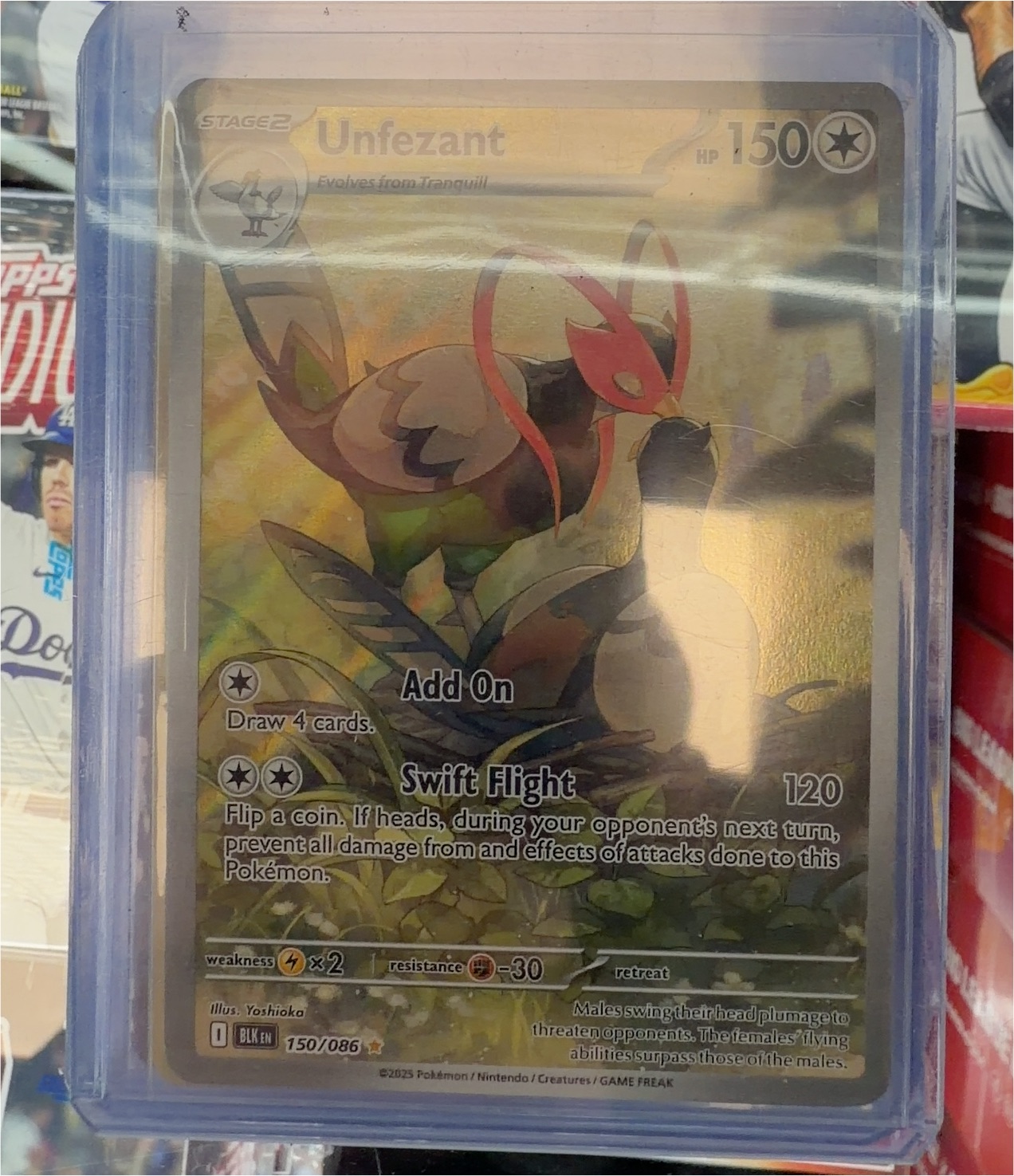 2025 Pokémon #150 Unfezant — front