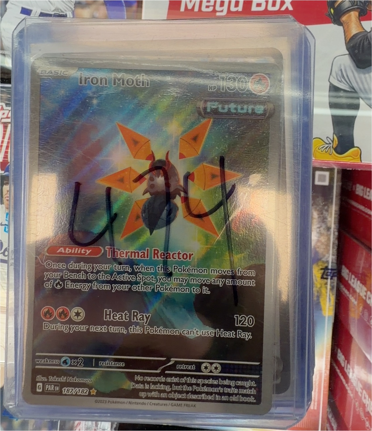 2023 Pokémon #187 Iron Moth — front