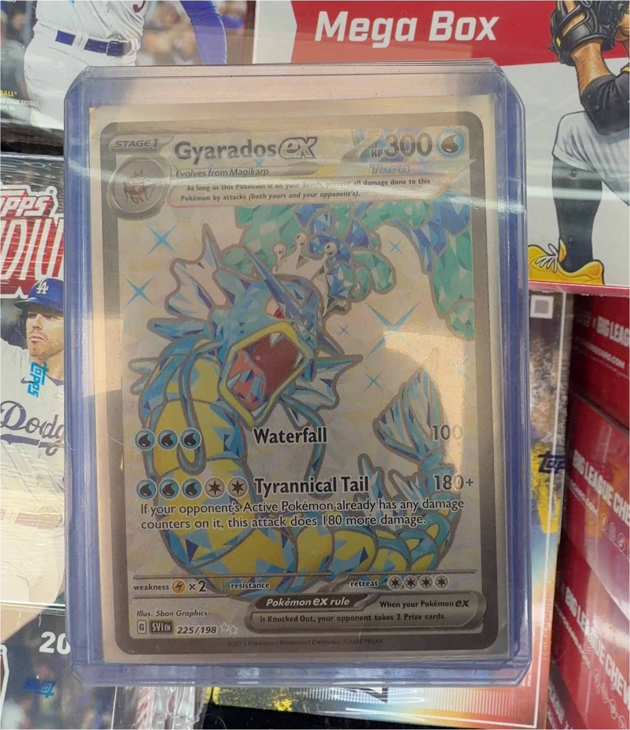 2023 Pokémon 151 #225 Gyarados ex — front