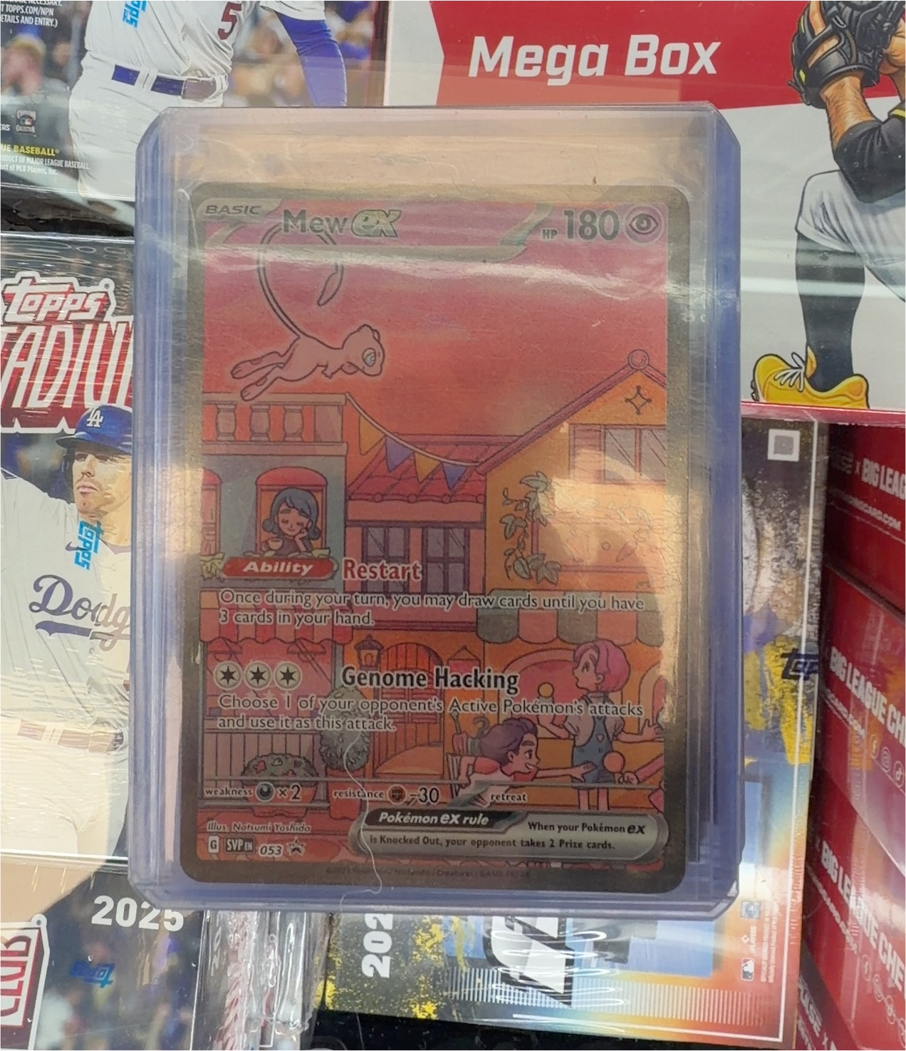 2023 Pokémon Scarlet & Violet Black Star Promo #SVP 053 Mew ex — front