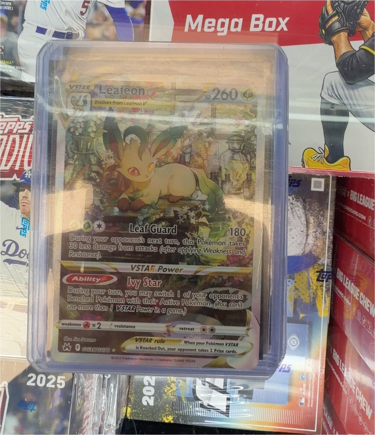2023 Pokémon Crown Zenith #GG35 Leafeon VSTAR — front