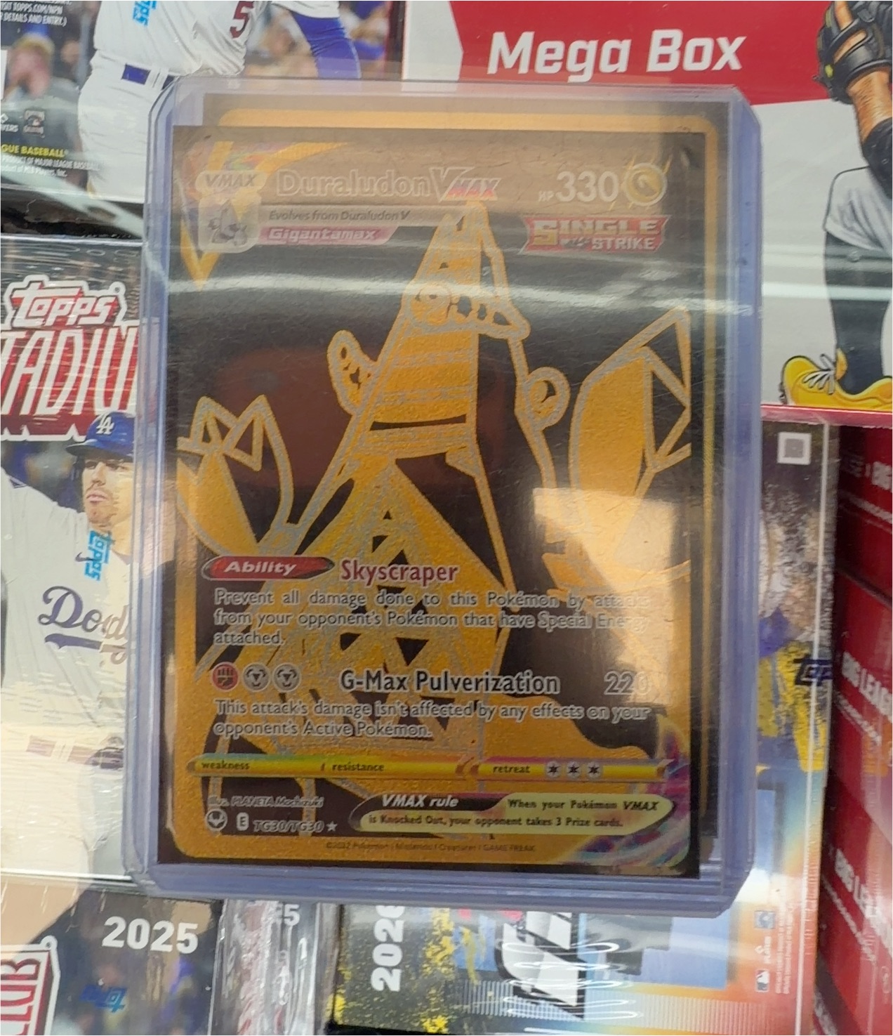 2022 Pokémon Brilliant Stars Trainer Gallery #TG30 Duraludon VMAX — front