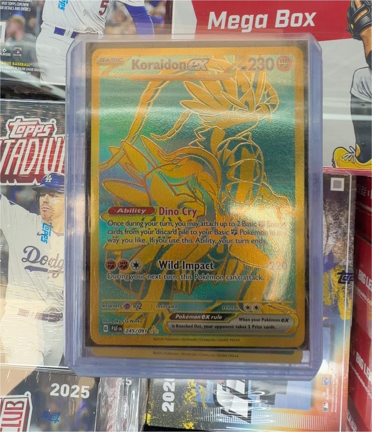 2024 Pokémon Paldean Fates #245 Koraidon ex — front