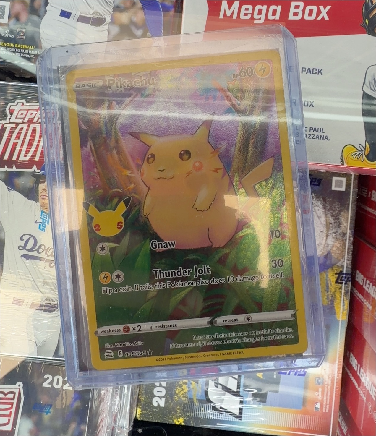2021 Pokémon Celebrations #005 Pikachu — front