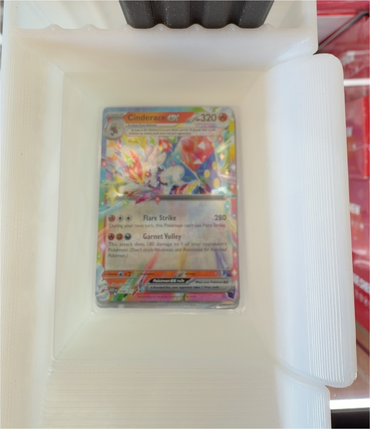 2023 Pokémon Obsidian Flames #028 Cinderace ex — front