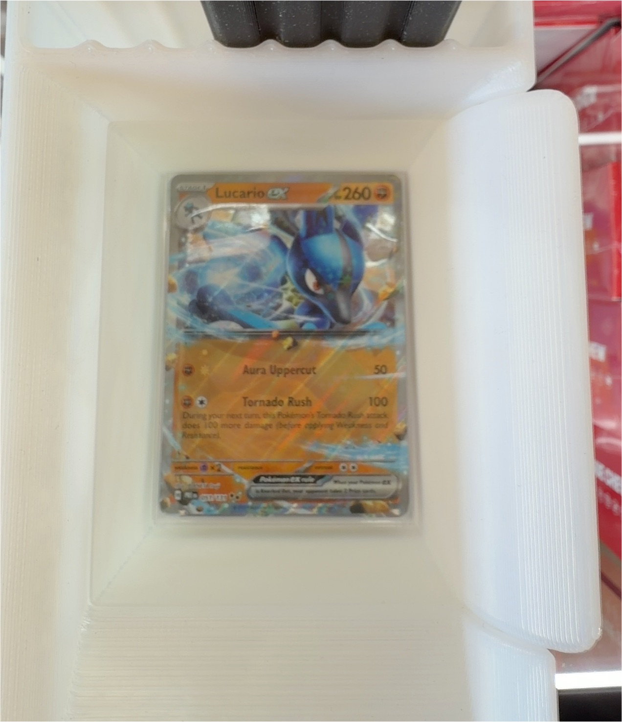 2023 Pokémon Scarlet & Violet #114 Lucario ex — front