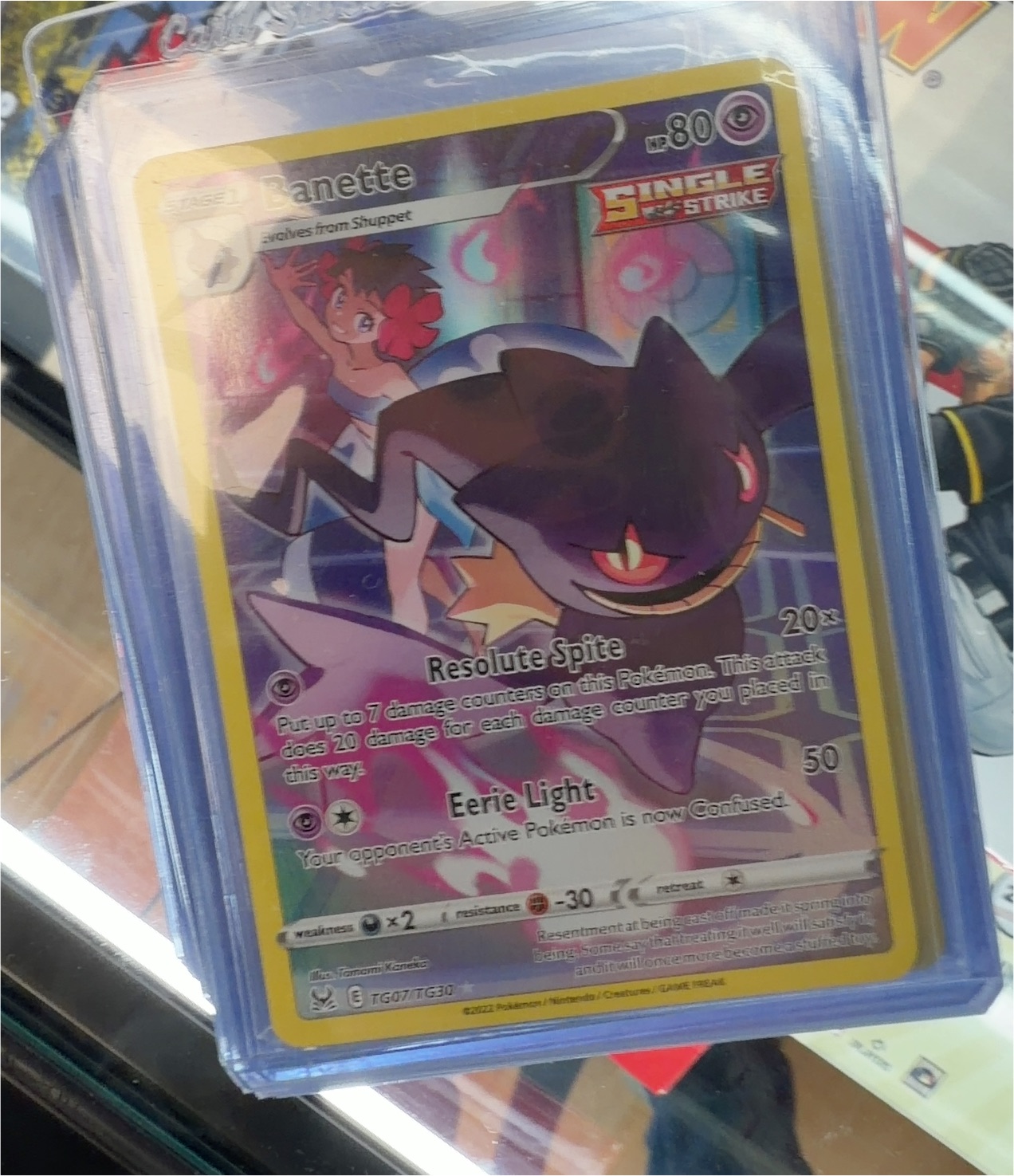 2022 Pokémon #TG07 Banette — front