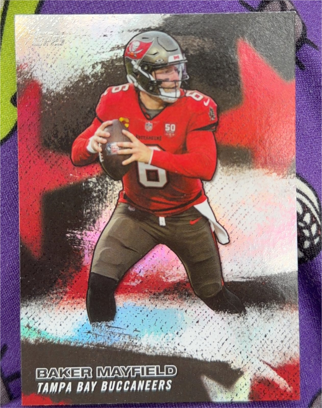 2025 Panini Donruss Downtown Baker Mayfield — front